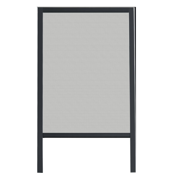 Mosquitera  para ventana enrollable con marco recortable (130 x 160 cm) Moustyk Gris