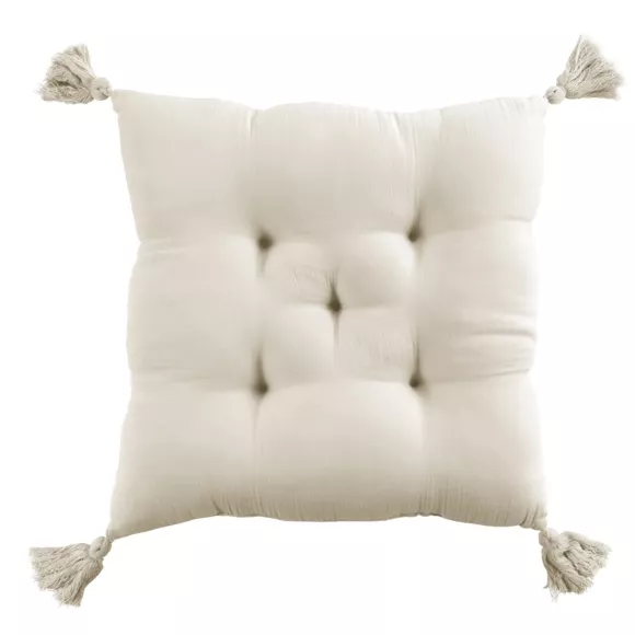 Coussin de chaise (40 cm) Gaïa Beige pampa 2