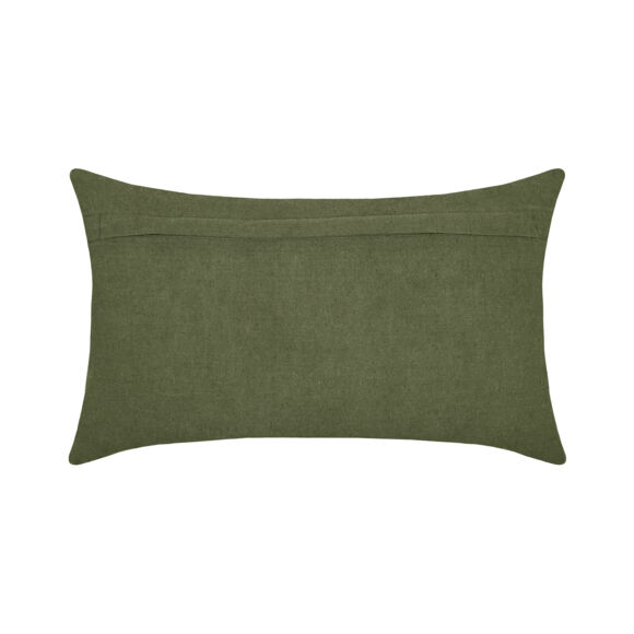 Coussin rectangulaire coton (50 cm) Happy Vert