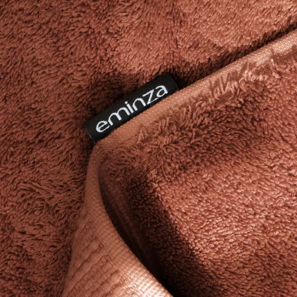 Tapis de bain coton bio (50 x 70 cm) Méline Terracotta
