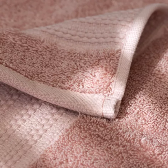 Toalla en algodón orgánico  (70 x 130 cm) Méline Blanco  chantilly