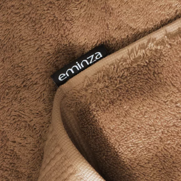 Tapis de bain coton bio (70 cm) Garance Camel 2