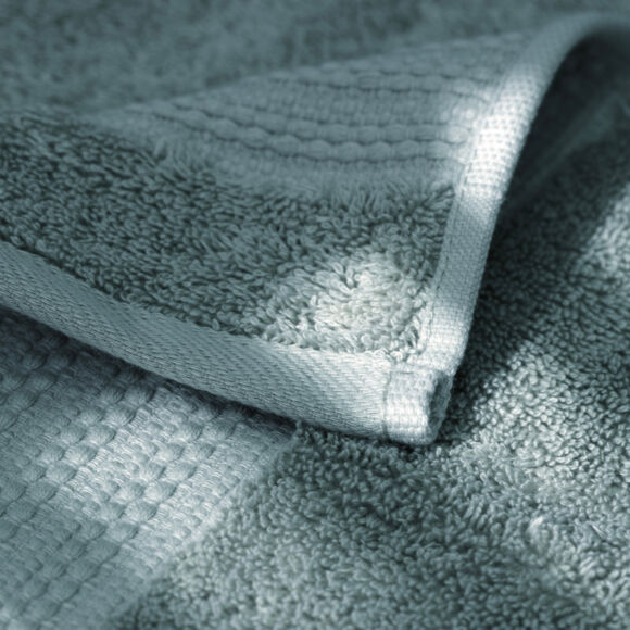 Asciugamano cotone bio (70 x 130 cm) Garance Blu ghiaccio
