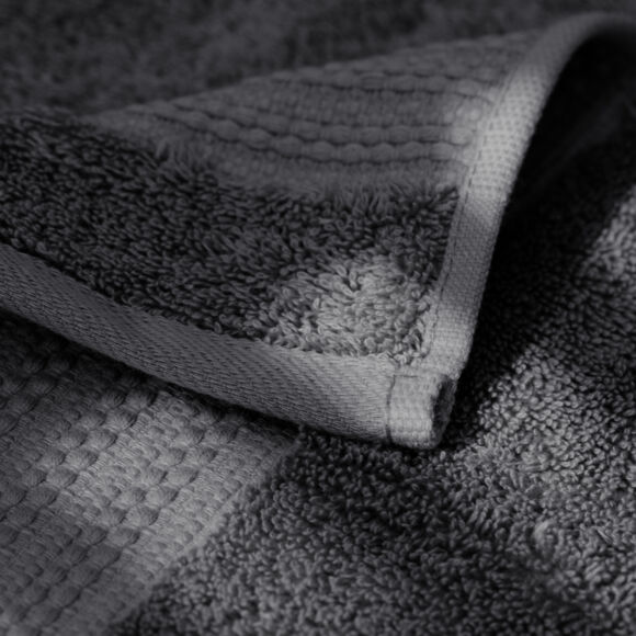 Asciugamano cotone bio (90 x 150 cm) Garance Grigio tempesta 2