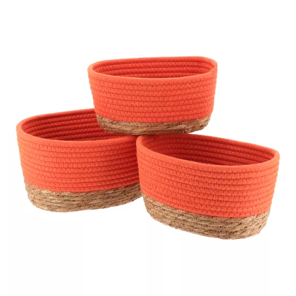 Lot de 3 cesti Timeless Arancione