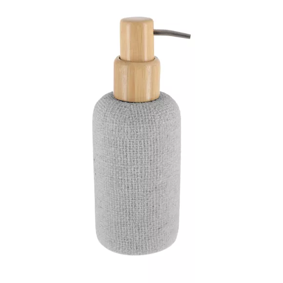Set de accesorios de baño efecto Malla Gris