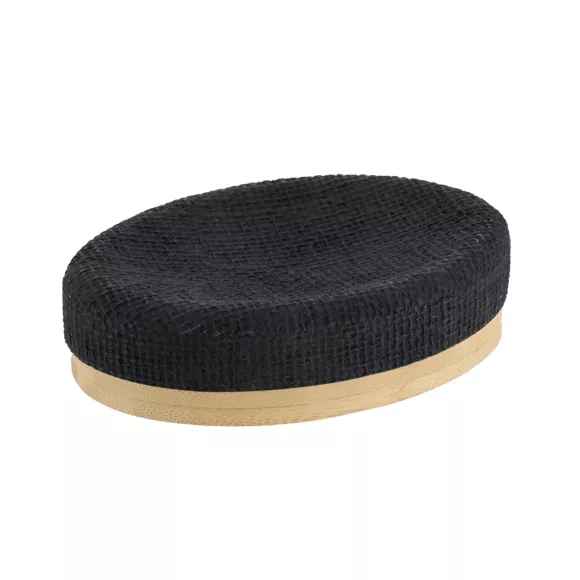 Set de accesorios de baño efecto Malla Negro