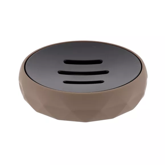 Set di accessori bagno gomma Rubby Marrone