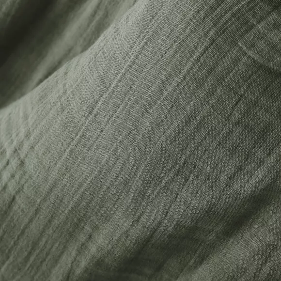 Lenzuolo con angoli di cotone (90 x 200 cm) Gaïa Verde rosmarino