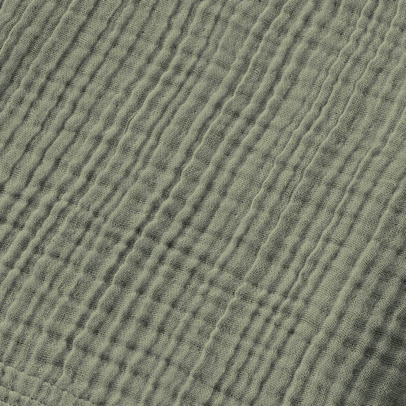 Badhanddoek katoengaas (90 x 150 cm) Gaïa Rozemarijngroen