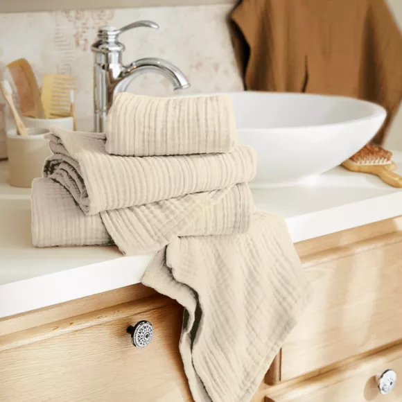 Handtuch (30 x 50 cm) Gaïa Beige