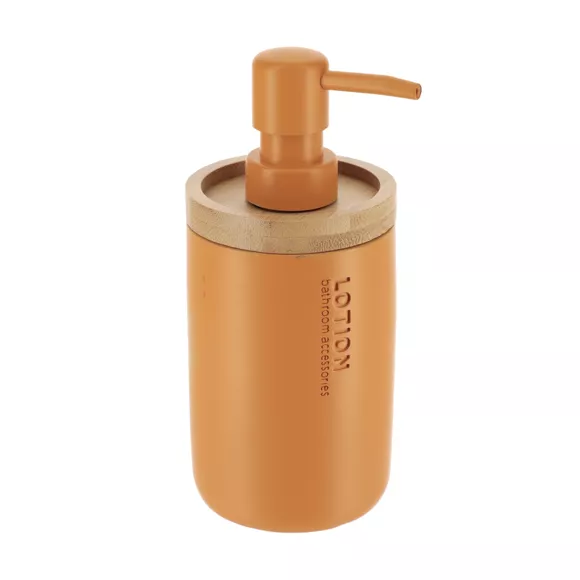 Set di accessori bagno Puro bambù Giallo senape