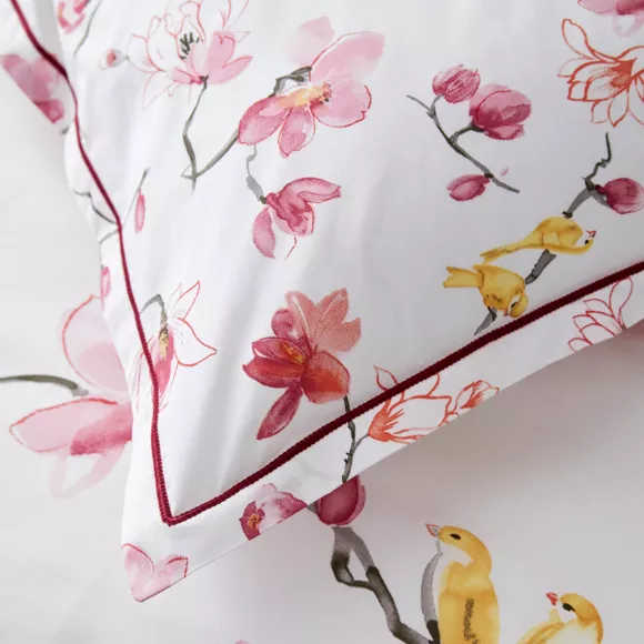 Housse de couette percale de coton (200 x 200 cm) Elisa Rose 