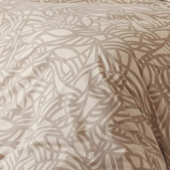Funda de almohada rectangular en algodón lavado (50 x 70 cm) Séréna Beige