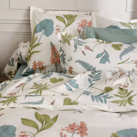 Housse de couette percale de coton (280 x 240 cm) Féerie Multicolore