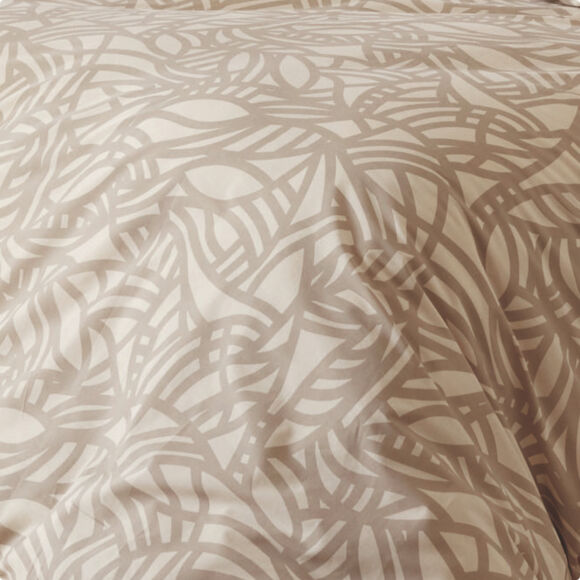 Funda nórdica en algodón lavado (260 x 240 cm) Séréna Beige