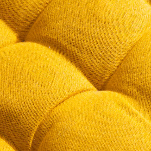 Colchoneta para el suelo (L120 cm) Pixel Amarillo mostaza 2