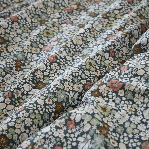 Housse de couette et deux taies coton (260 x 240 cm) Malia Multicolore