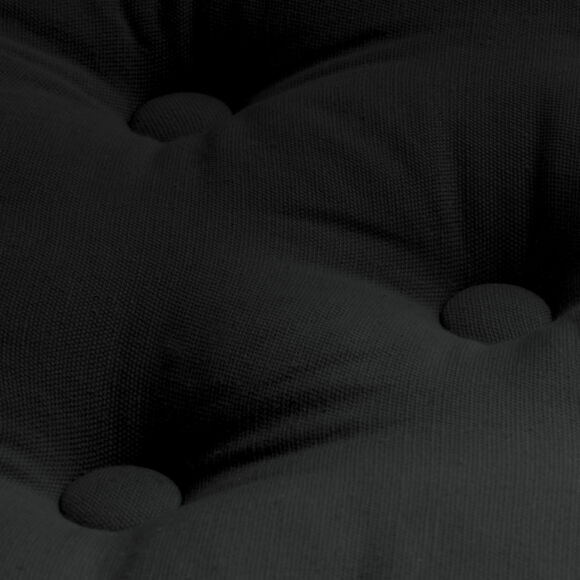 Coussin de sol coton (40 x 40 cm) Pixel Noir