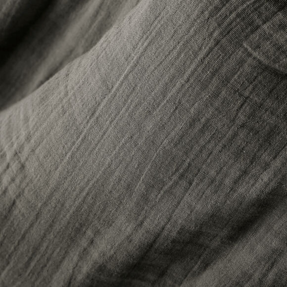 Set di 2 strofinacci garza di cotone (70 cm) Gaïa Grigio granito