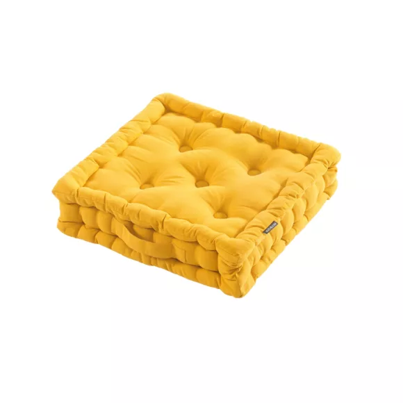 Cuscino da pavimento (40 x H10 cm) Pixel Giallo senape