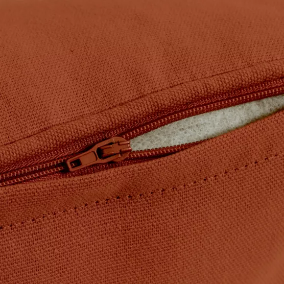 Coussin carré coton (40 x 40 cm) Pixel Terracotta