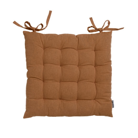 Coussin de chaise carré coton (40 x 40 cm) Pixel Camel