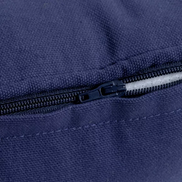Cuscino rettangolare in cotone (30 x 50 cm) Pixel Blu marino