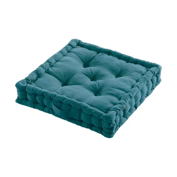 Cuscino da pavimento (50 x H10 cm) Pixel Blu anatra