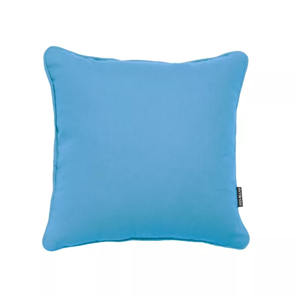 Coussin carré coton (40 x 40 cm) Pixel Bleu turquoise