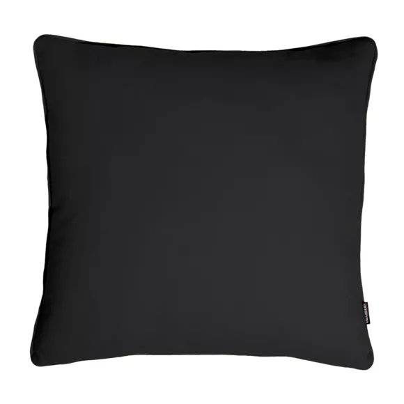 Coussin carré coton (60 x 60 cm) Pixel Noir