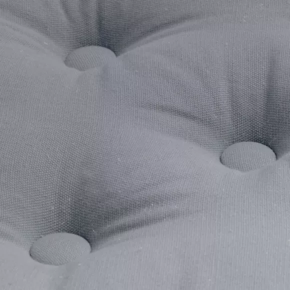 Coussin de sol coton (50 x 50 cm) Pixel Gris