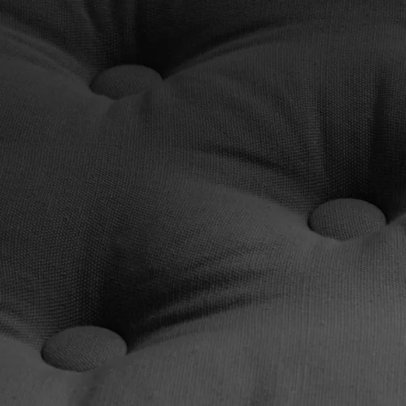 Coussin de sol coton (60 x 60 cm) Pixel Gris anthracite