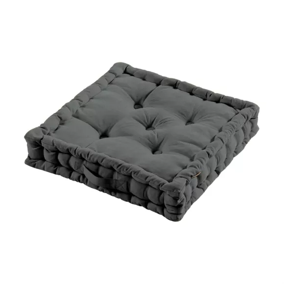 Cuscino da pavimento (50 x H10 cm) Pixel Grigio antracite