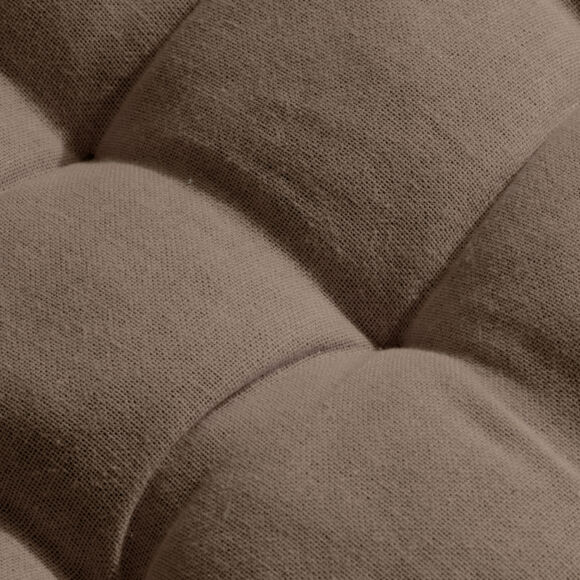 Matelas de sol coton (120 x 60 cm) Pixel Taupe