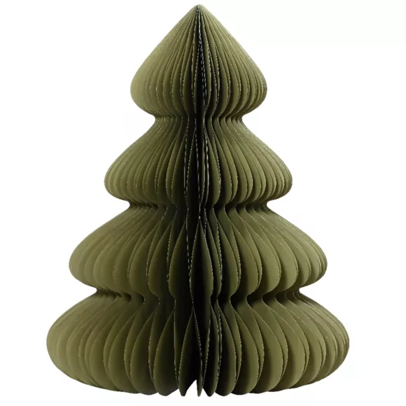 Albero di carta da posizionare (H90 cm) Chiusura Magnetica Verde