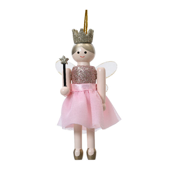 Hängender Nussknacker (H12 cm) Fee Prinzessin Rosa