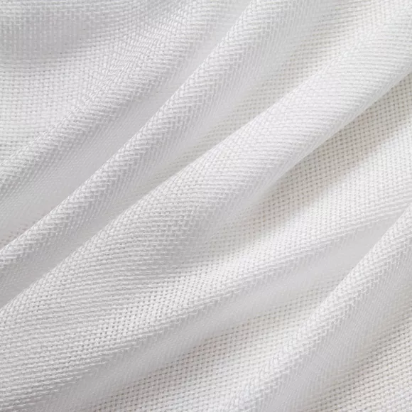 Voilage œillets effet lin (140 x 240 cm) Luca Blanc