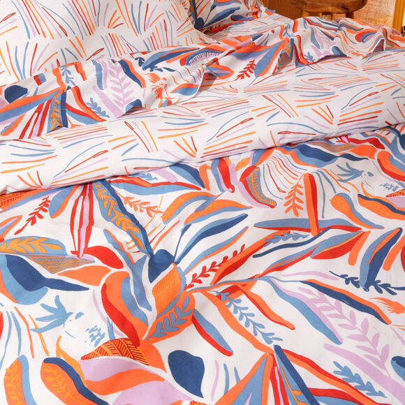 Funda nórdica en algodón (260 x 240 cm) Perroquet Salsa Multicolor