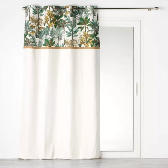 Rideau tamisant (140 x 240 cm) Balinesia Vert