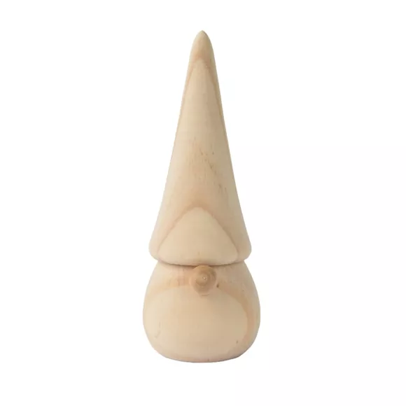 Lutin en bois à poser (H13 cm) Noël en nature