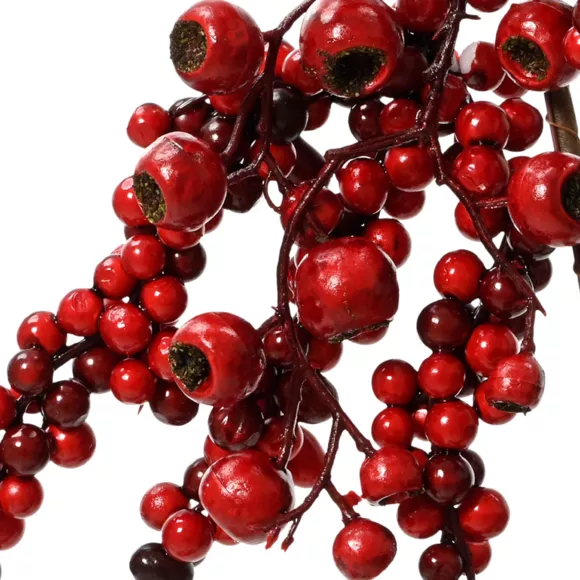 1 Guirlande mousse L3.00-W10.00-H130.00cm rouge
