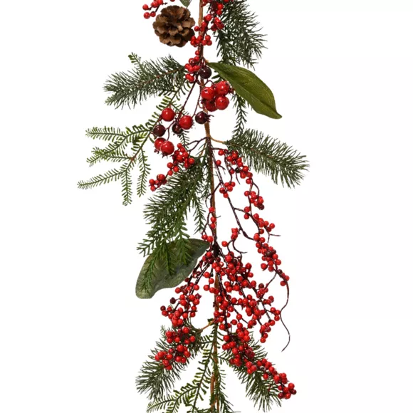 Guirlande de baie (180 cm) Hectoria Rouge