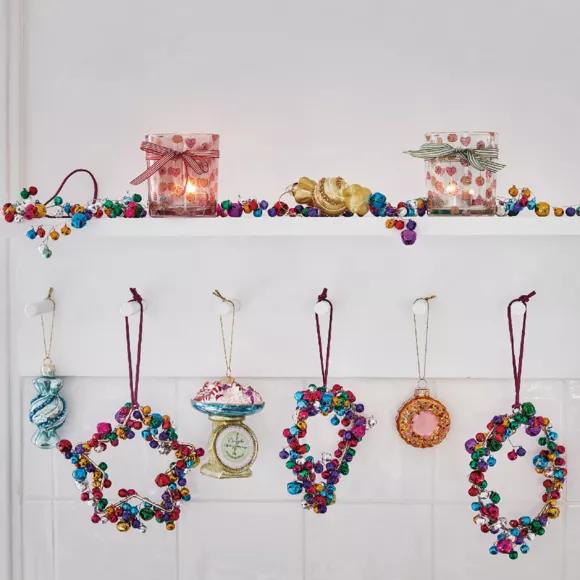 Guirlande déco (1,20 m) Branches de Clochettes Multicolore
