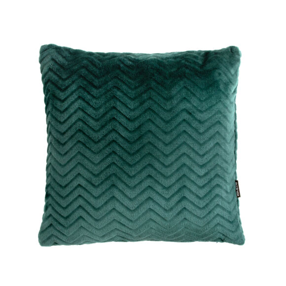 Cuscino quadrato in flanella (45 x 45 cm) Zag Verde