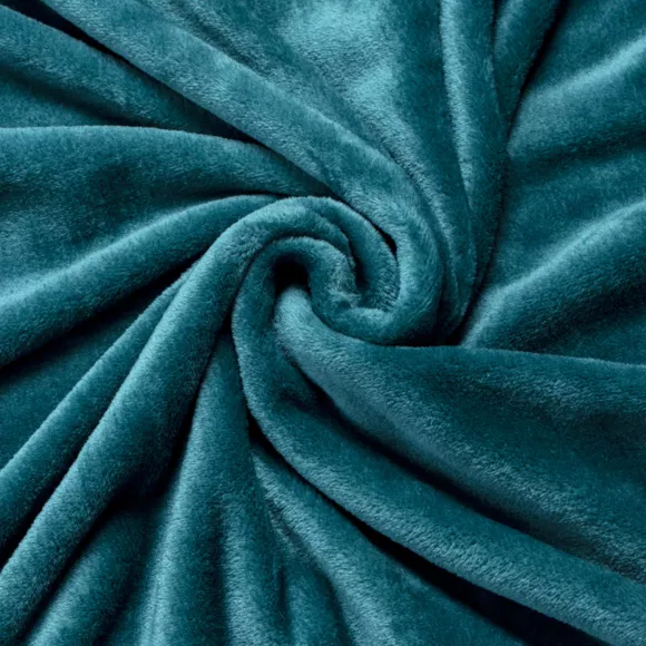 Manta suave en franela (130 x 180 cm) Didou Azul pato
