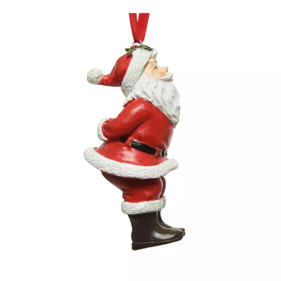 Père Noël à suspendre (H10 cm) Christmas Rouge et blanc