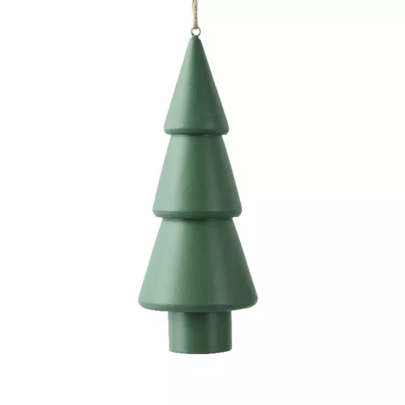 Sapin à suspendre en bois (H15 cm) Harmonie Vert romarin