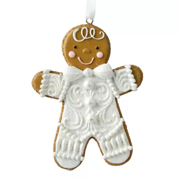 Hangend peperkoekje (H10 cm) Little Boy in Wit