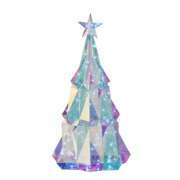 Sapin lumineux 60 LED (H51 cm) Ice Blanc froid